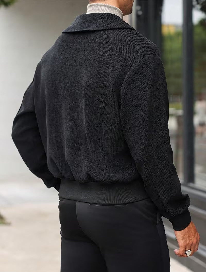 Men’s Shawl Collar Button Cardigan