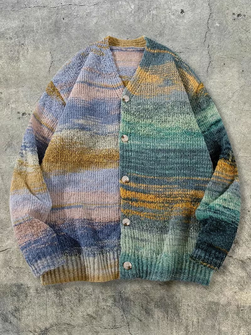 Men’s Button-Up V-Neck Cardigan