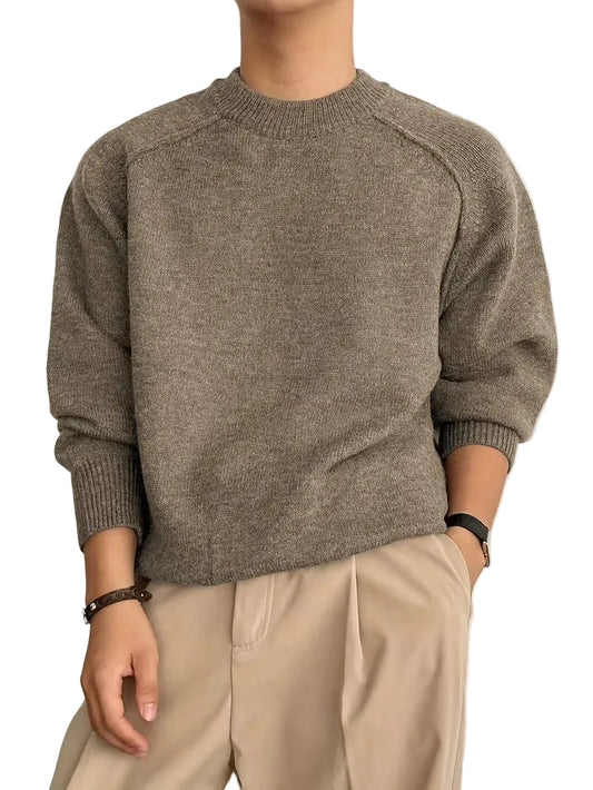 Men’s Crewneck Raglan Sleeve Sweater
