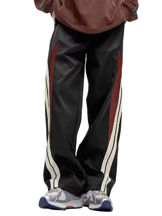 Men’s Wide-Leg Pants with Stripes